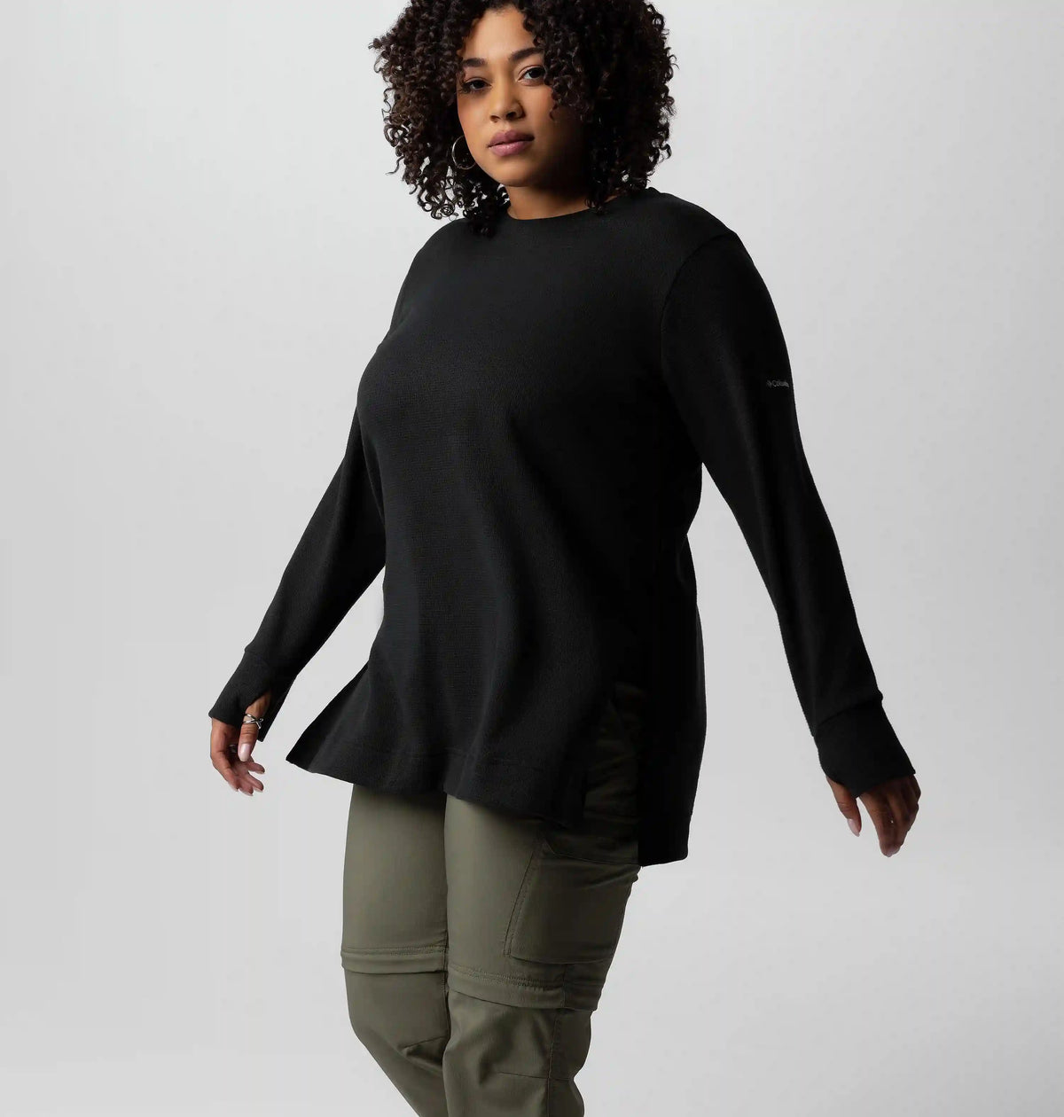 Women's Holly Hideaway Waffle Tunic - Plus Size