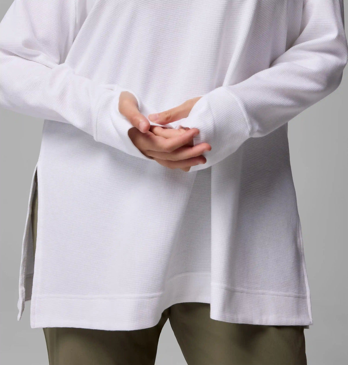 Women's Holly Hideaway Waffle Tunic - Plus Size