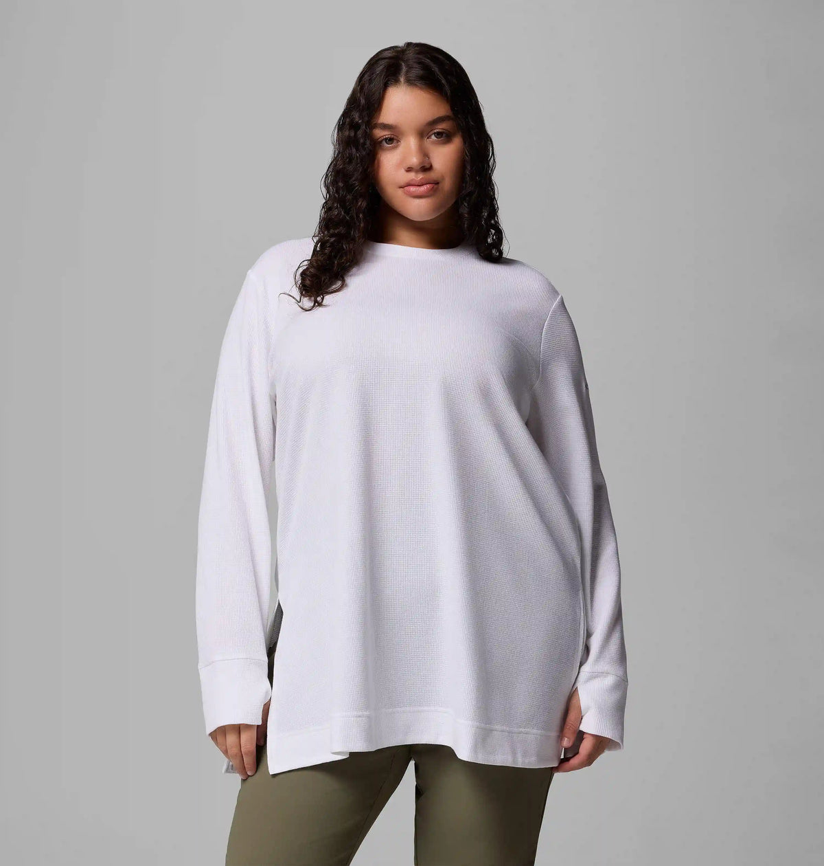 Women's Holly Hideaway Waffle Tunic - Plus Size