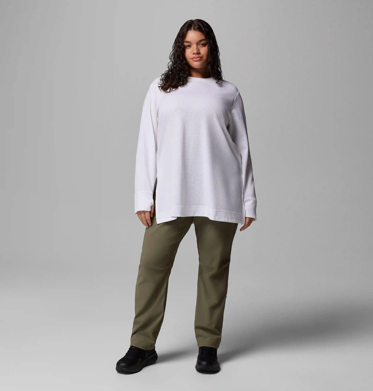 Women's Holly Hideaway Waffle Tunic - Plus Size