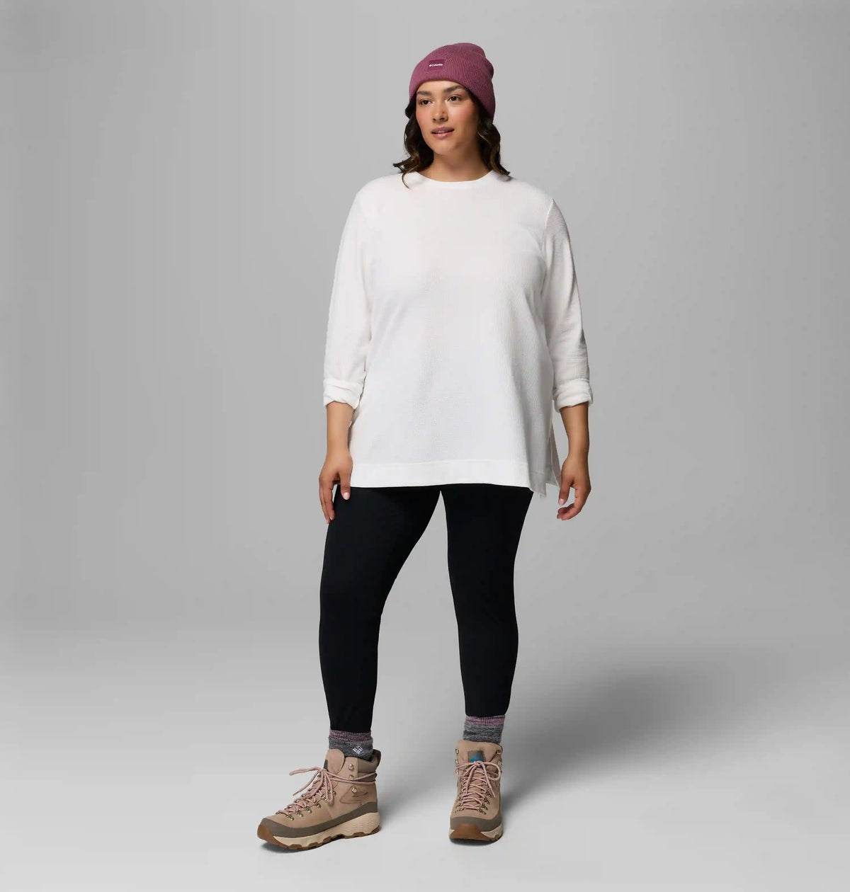 Women's Holly Hideaway Waffle Tunic - Plus Size