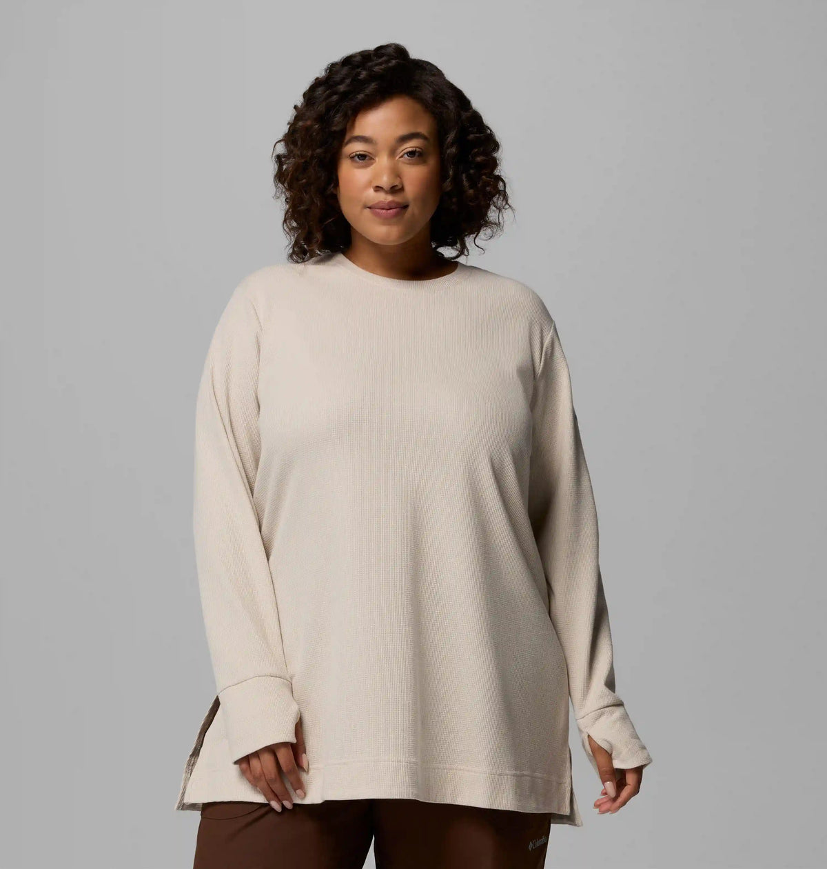 Women's Holly Hideaway Waffle Tunic - Plus Size