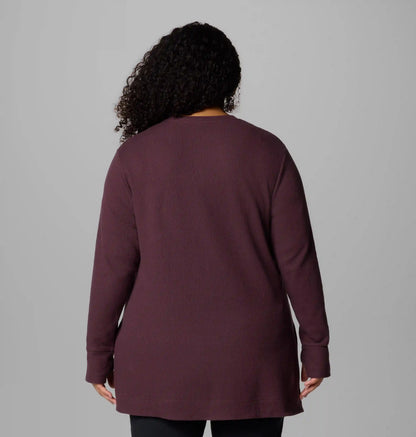 Women's Holly Hideaway Waffle Tunic - Plus Size