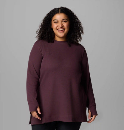 Women's Holly Hideaway Waffle Tunic - Plus Size