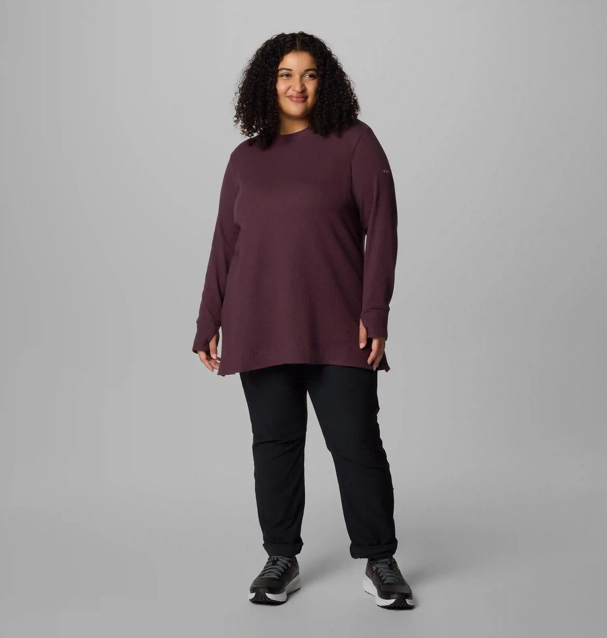 Women's Holly Hideaway Waffle Tunic - Plus Size