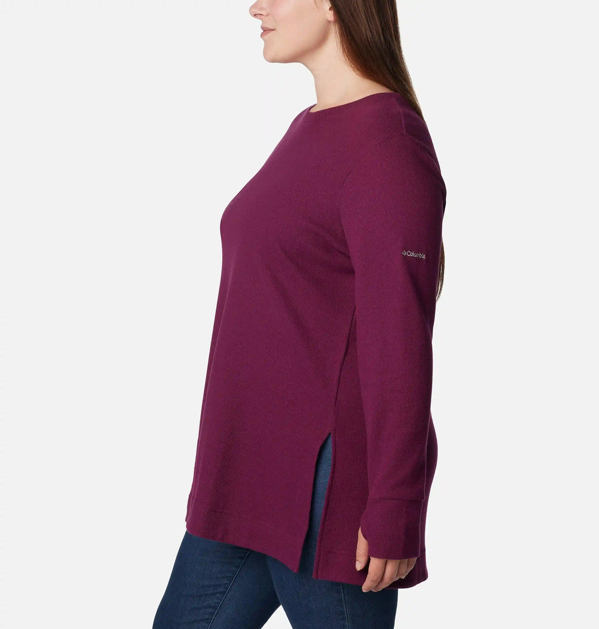 Women's Holly Hideaway Waffle Tunic - Plus Size