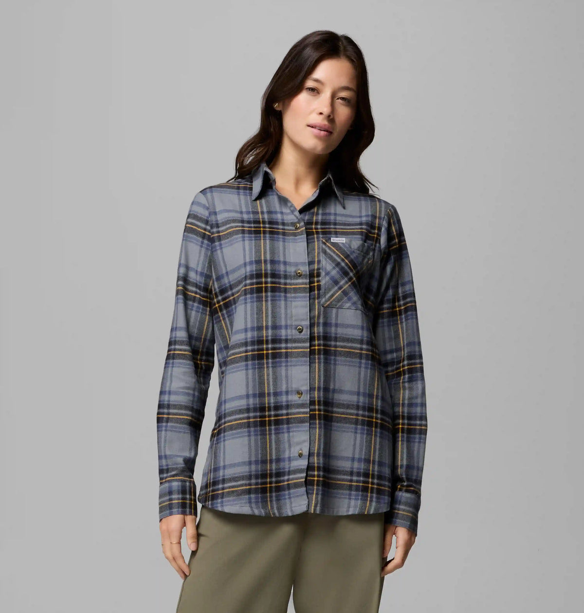 Women's Calico Basin Flannel Long Sleeve Shirt