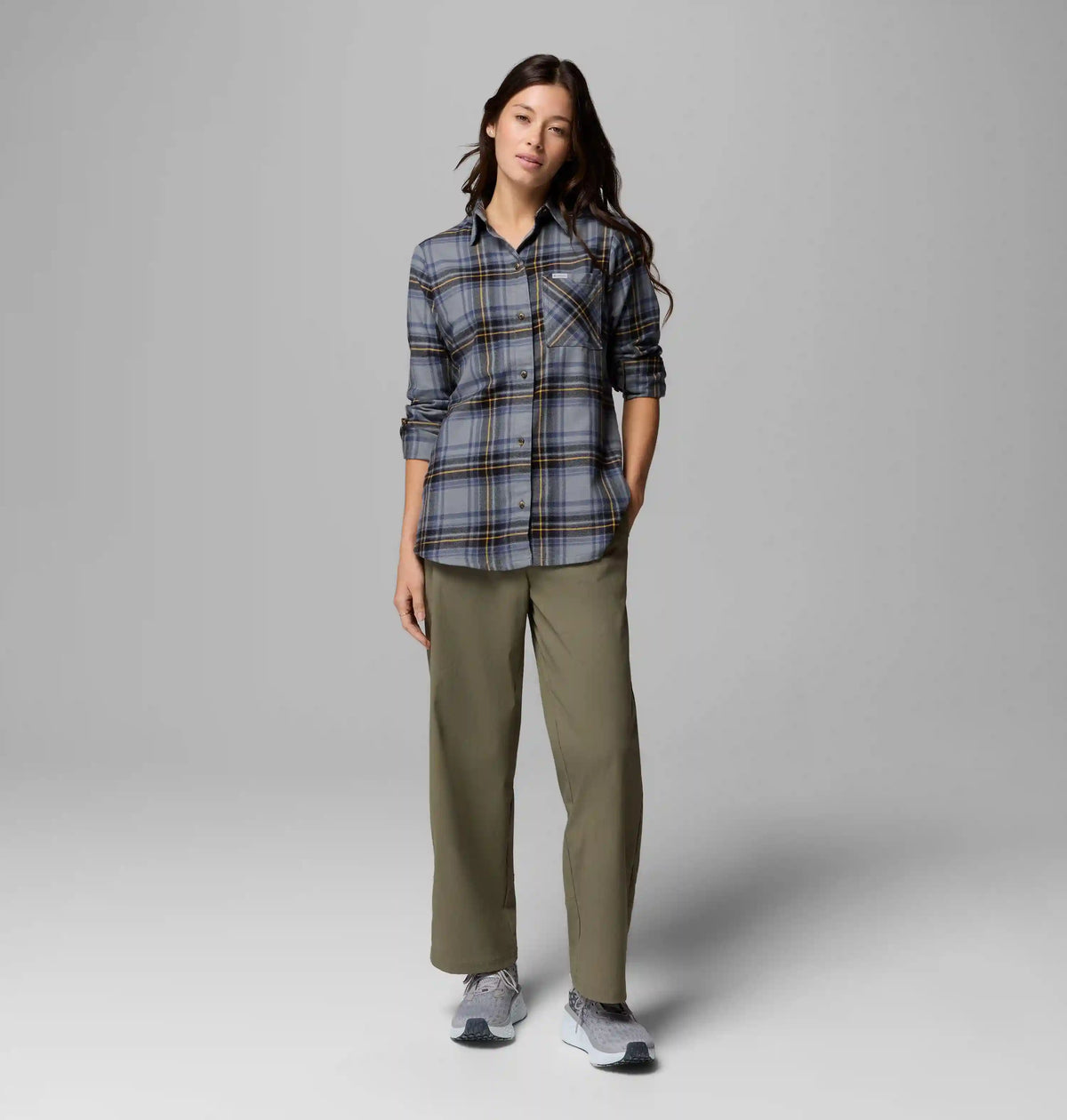 Women's Calico Basin Flannel Long Sleeve Shirt