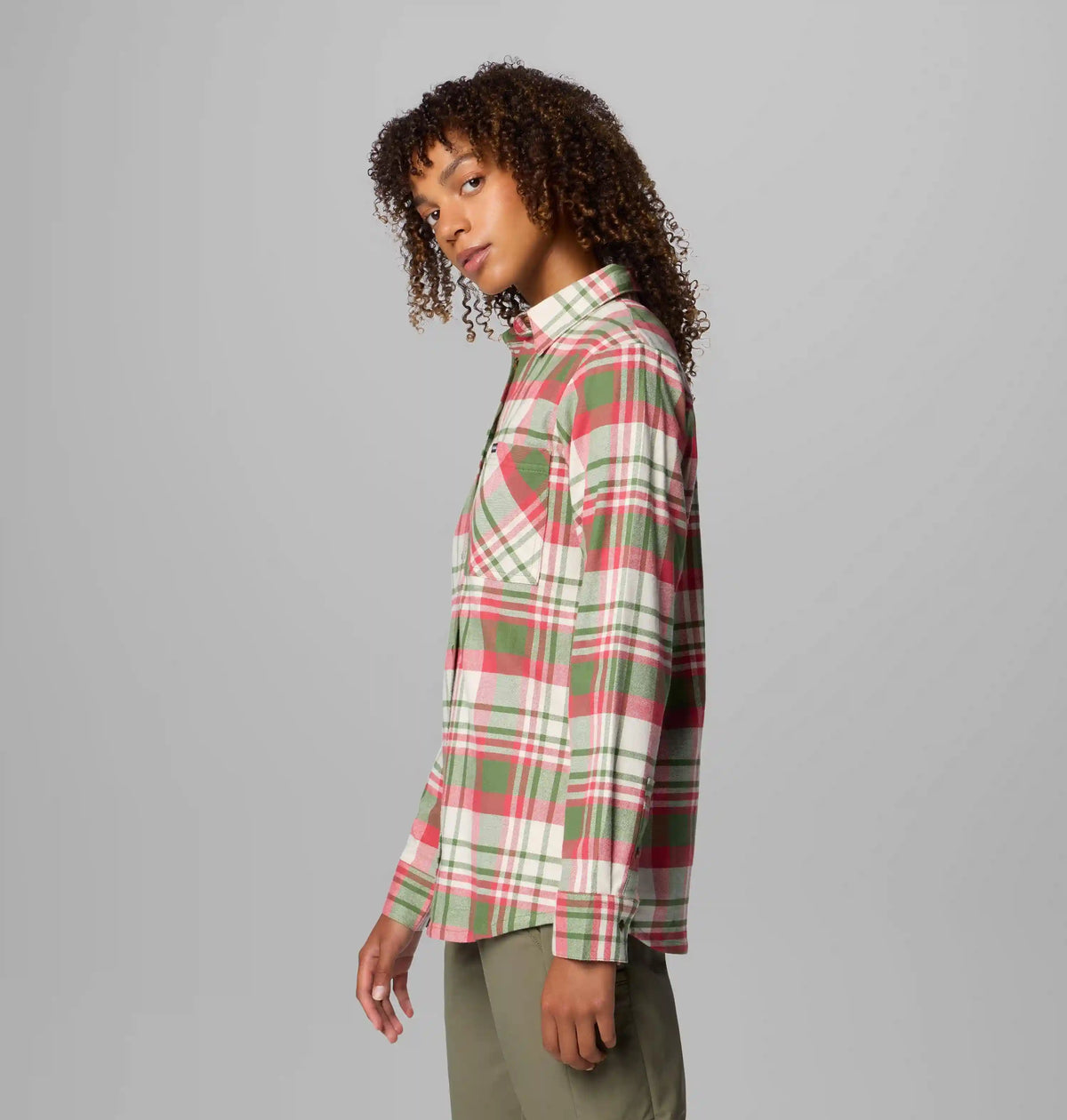 Women's Calico Basin Flannel Long Sleeve Shirt