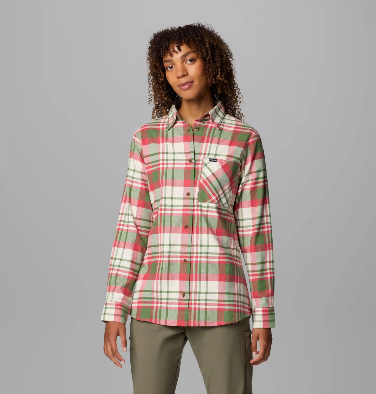 Women's Calico Basin Flannel Long Sleeve Shirt