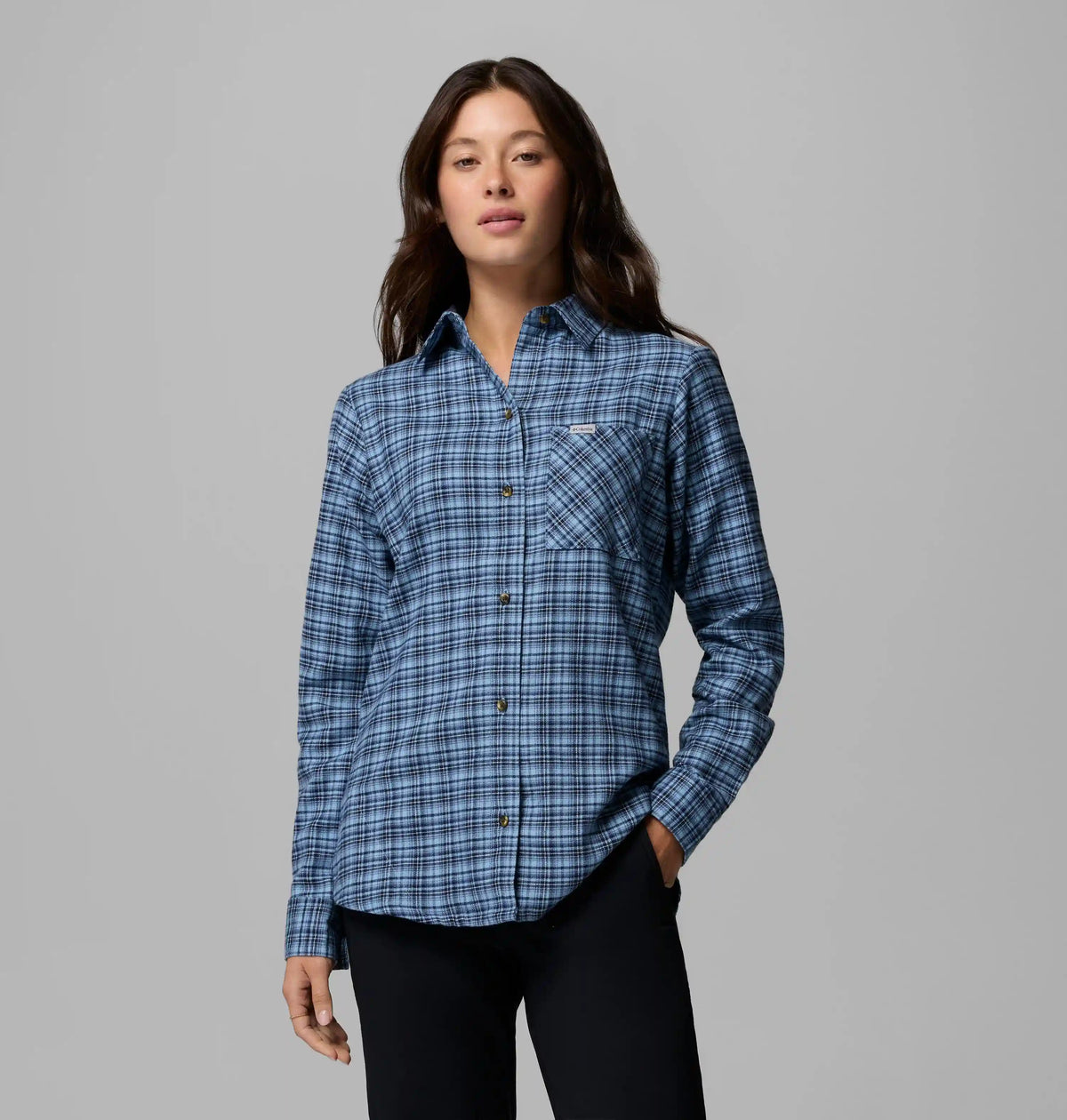 Women's Calico Basin Flannel Long Sleeve Shirt