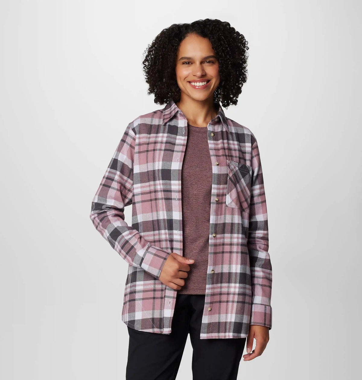 Women's Calico Basin Flannel Long Sleeve Shirt
