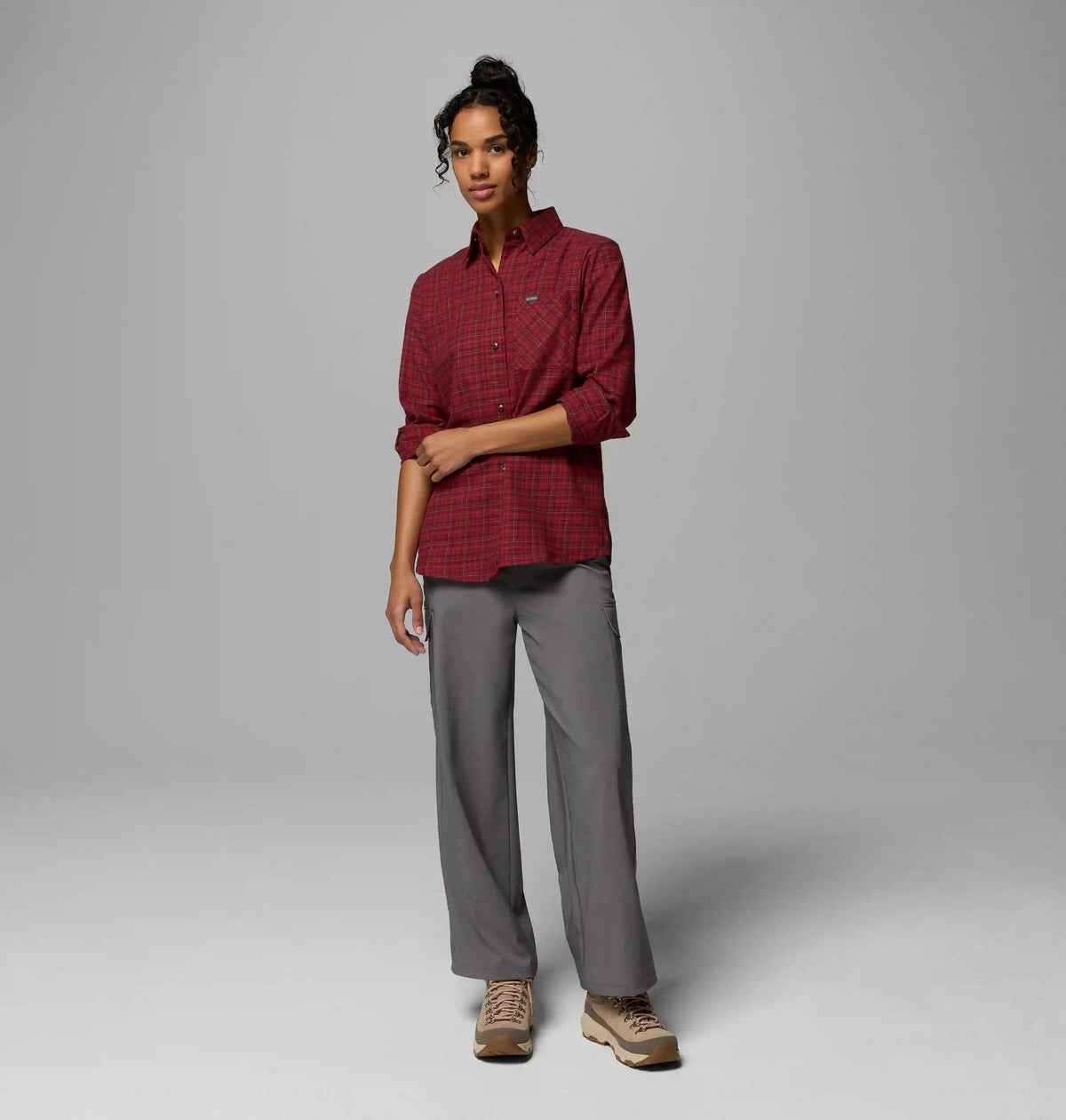 Women's Calico Basin Flannel Long Sleeve Shirt