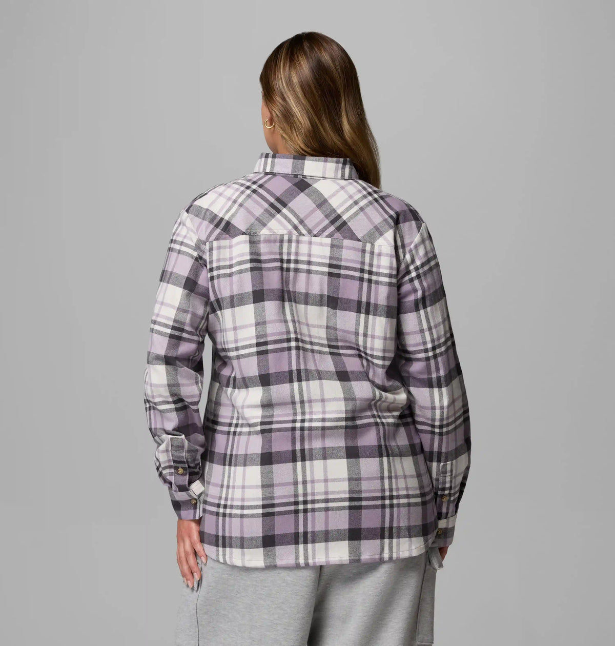 Women's Calico Basin Flannel Long Sleeve Shirt - Plus Size