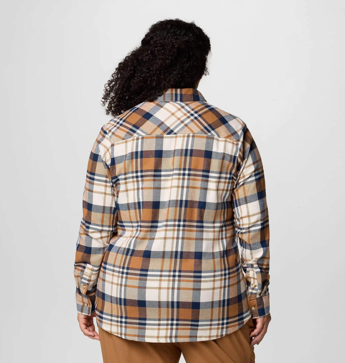 Women's Calico Basin Flannel Long Sleeve Shirt - Plus Size