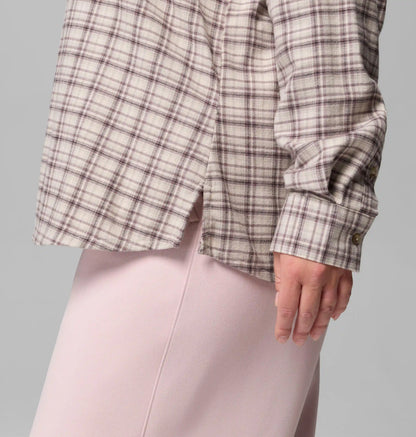 Women's Calico Basin Flannel Long Sleeve Shirt - Plus Size