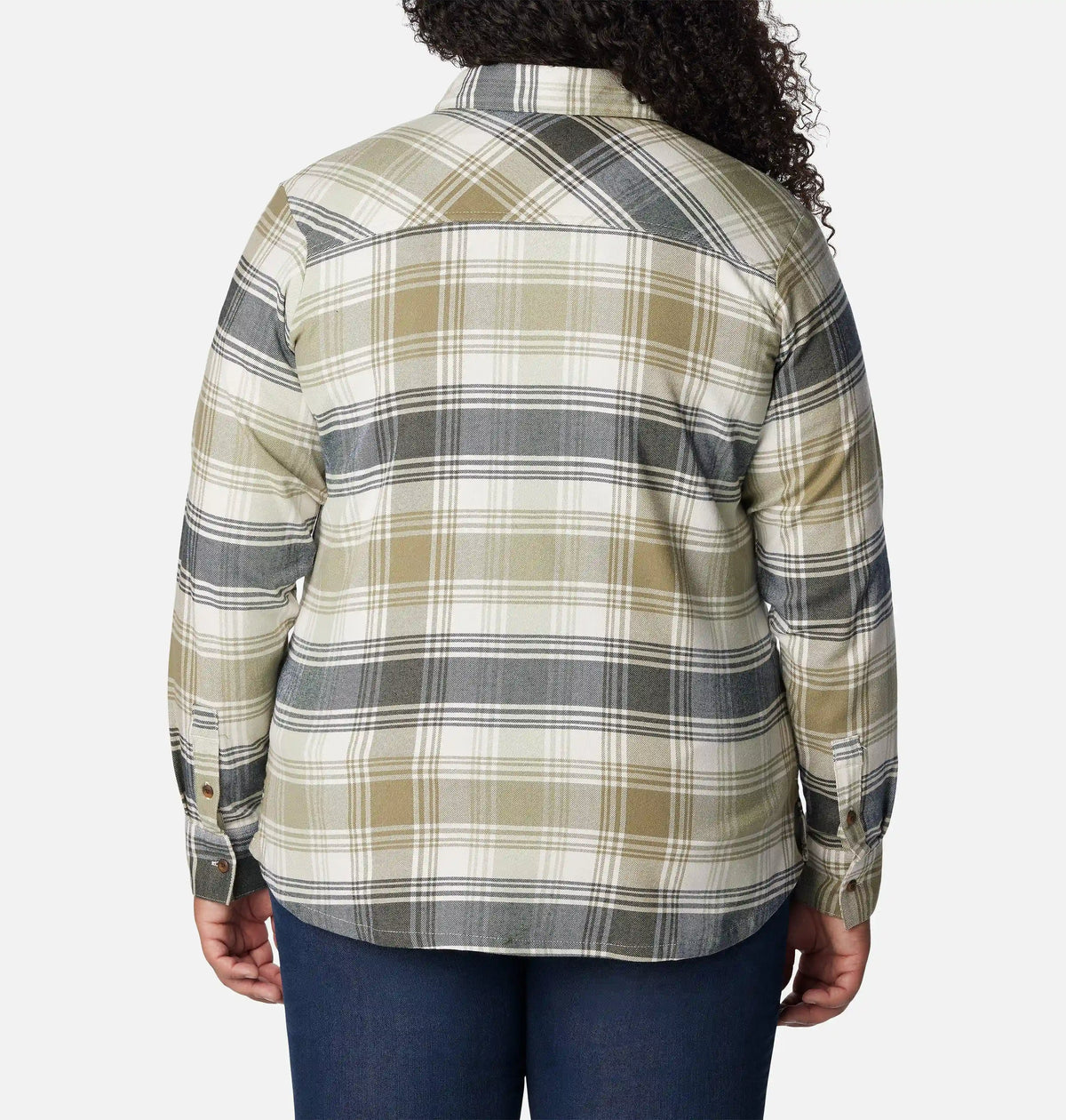 Women's Calico Basin Flannel Long Sleeve Shirt - Plus Size