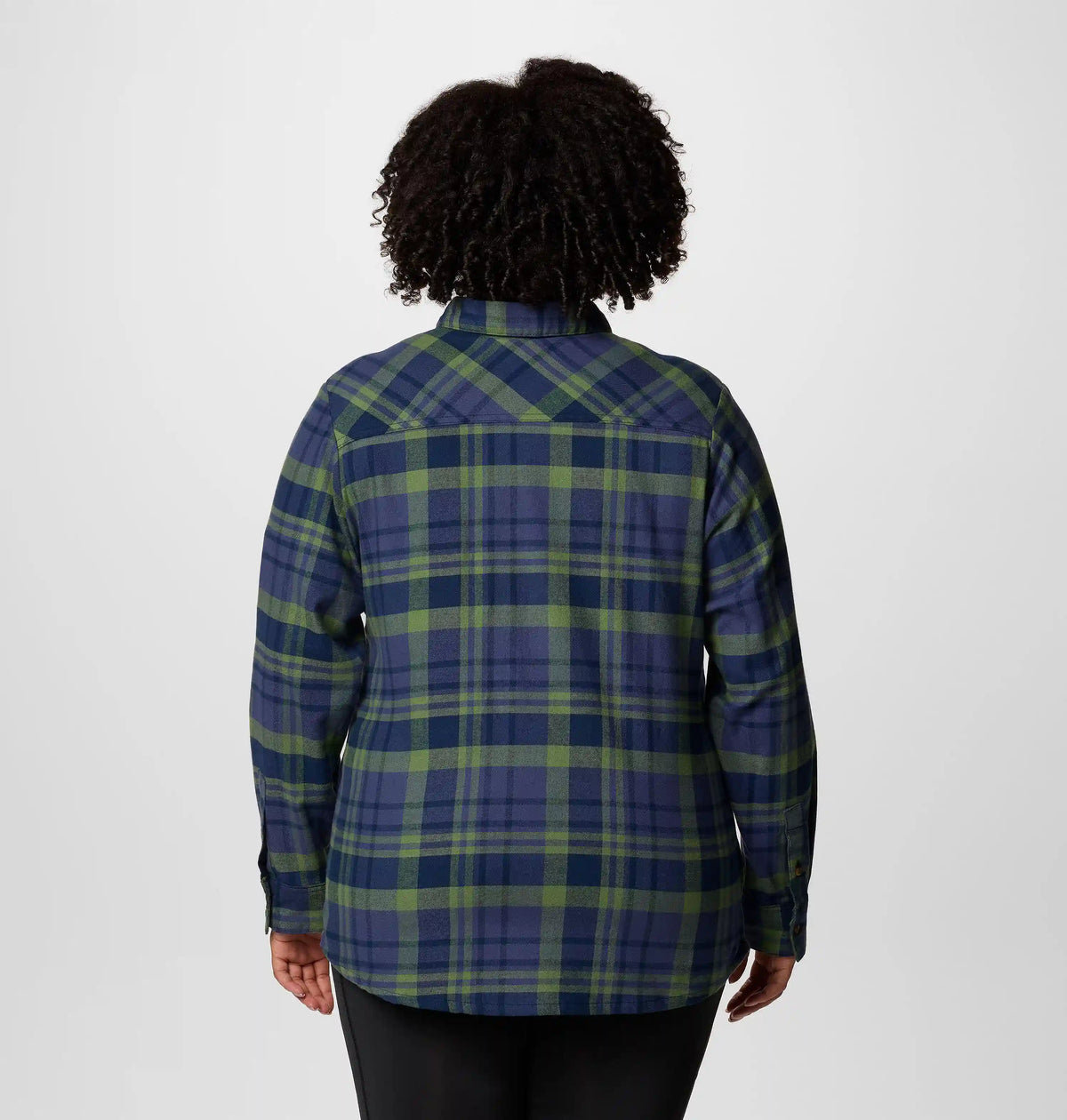 Women's Calico Basin Flannel Long Sleeve Shirt - Plus Size