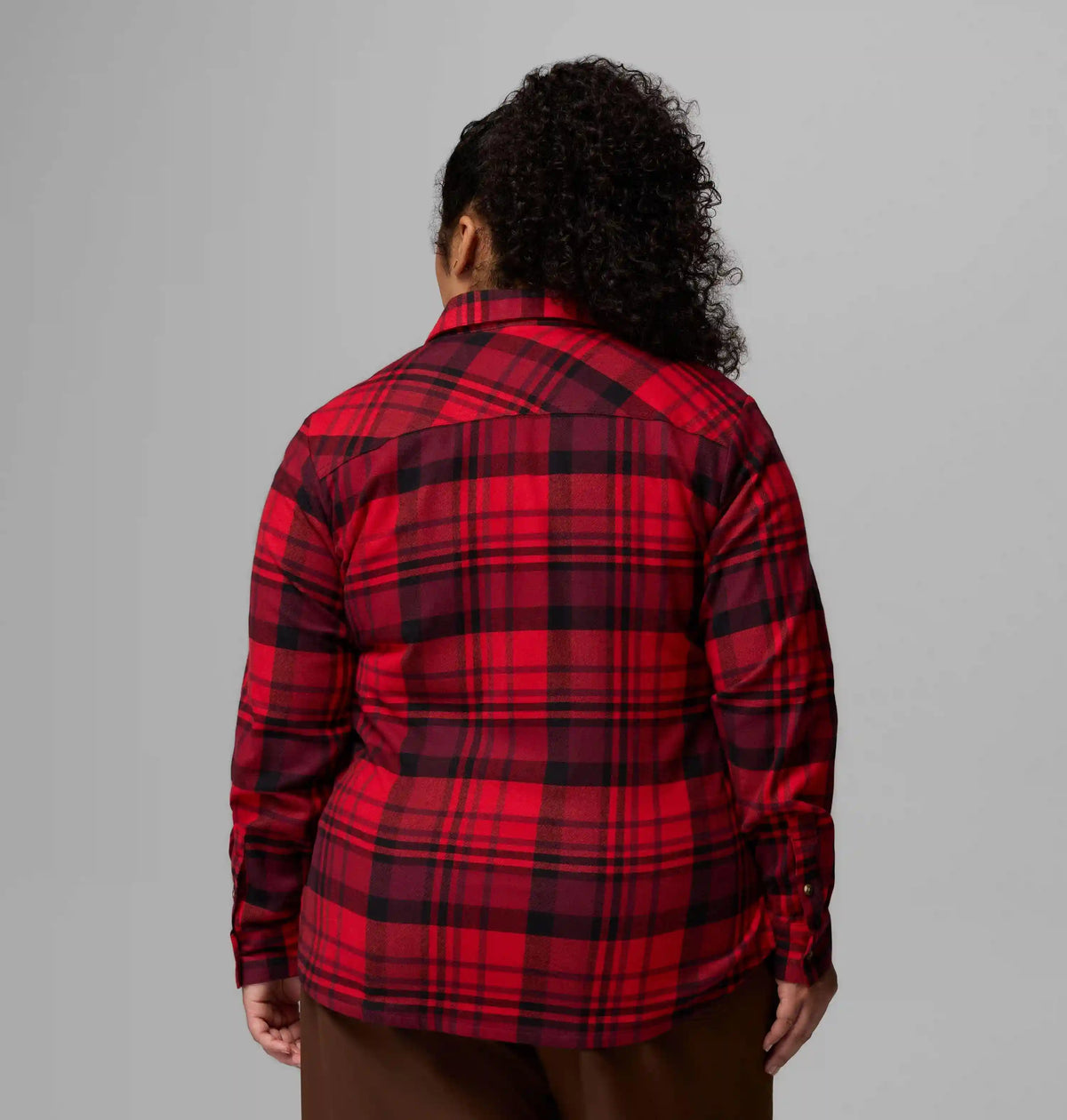 Women's Calico Basin Flannel Long Sleeve Shirt - Plus Size