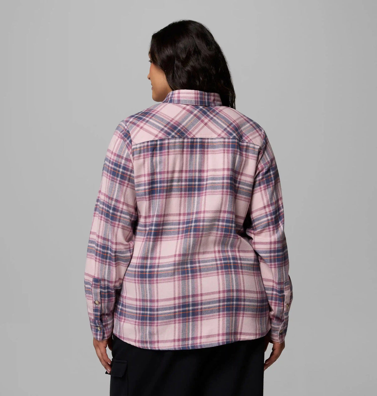 Women's Calico Basin Flannel Long Sleeve Shirt - Plus Size