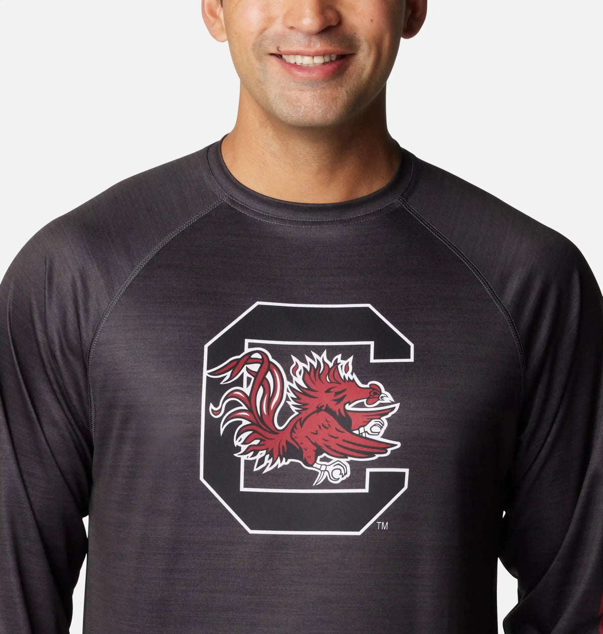 Men's Collegiate PFG Terminal Tackle Heather Long Sleeve Shirt - South Carolina