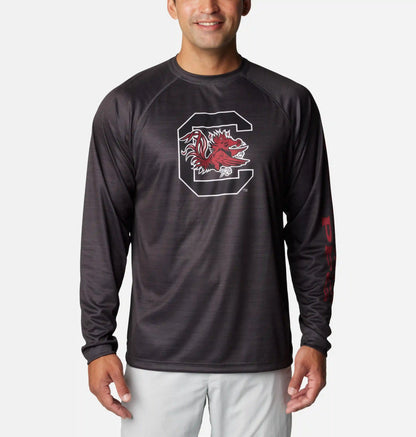 Men's Collegiate PFG Terminal Tackle Heather Long Sleeve Shirt - South Carolina