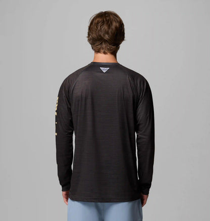 Men's Collegiate PFG Terminal Tackle Heather Long Sleeve Shirt - Washington