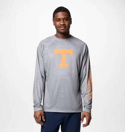 Men's Collegiate PFG Terminal Tackle Heather Long Sleeve Shirt - Tennessee