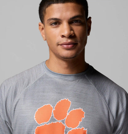 Men's Collegiate PFG Terminal Tackle Heather Long Sleeve Shirt - Clemson
