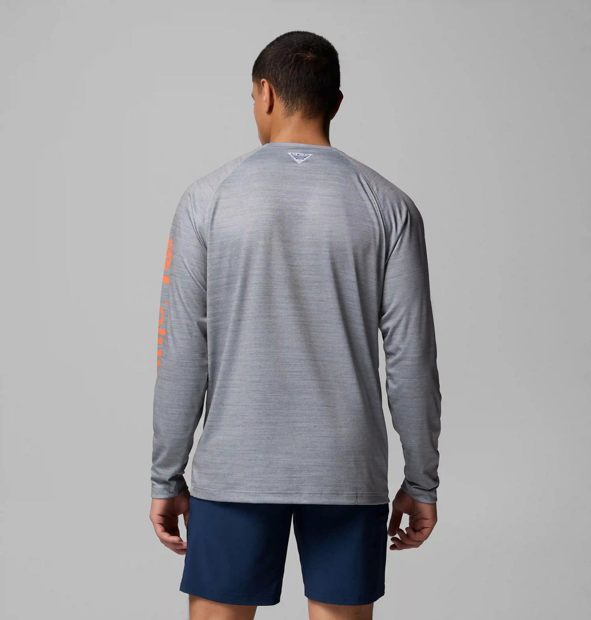 Men's Collegiate PFG Terminal Tackle Heather Long Sleeve Shirt - Clemson