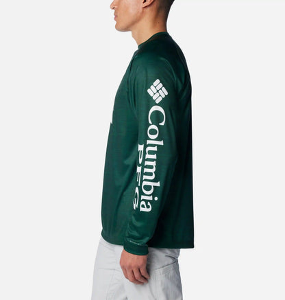 Men's Collegiate PFG Terminal Tackle Heather Long Sleeve Shirt - Michigan State