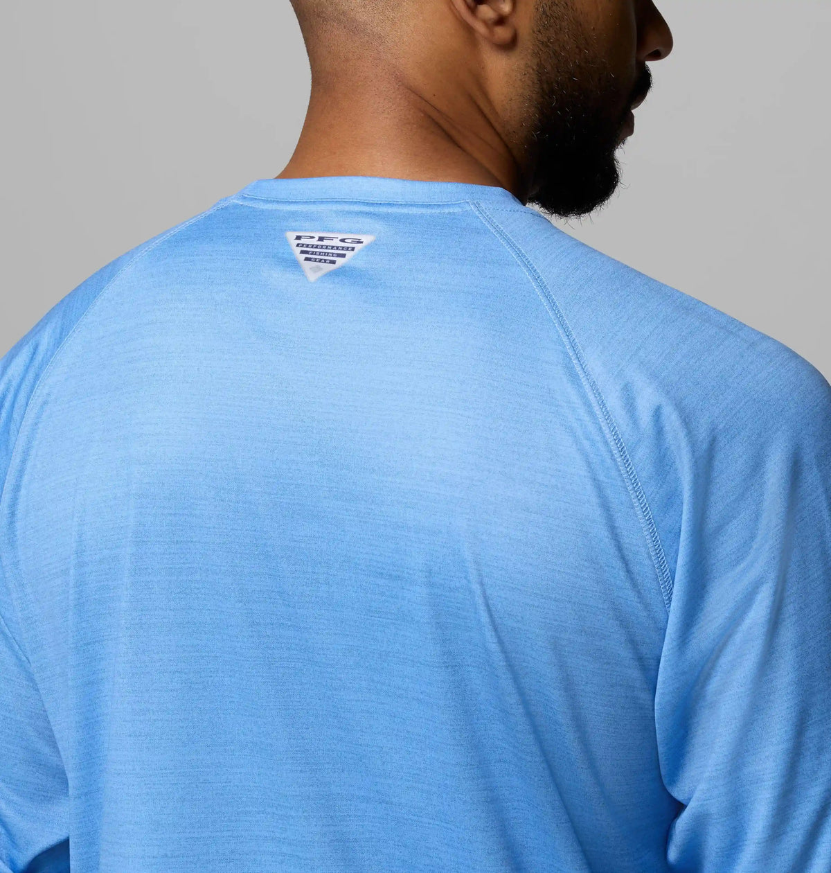 Men's Collegiate PFG Terminal Tackle Heather Long Sleeve Shirt - North Carolina