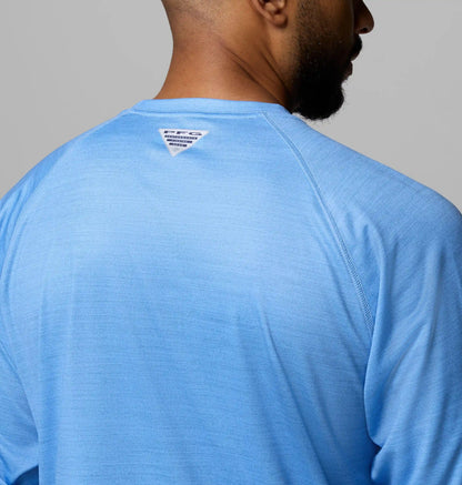 Men's Collegiate PFG Terminal Tackle Heather Long Sleeve Shirt - North Carolina