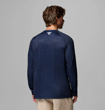 Men's PFG Terminal Tackle Heather Long Sleeve Shirt - Dallas