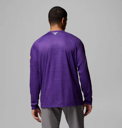 Men's Collegiate PFG Terminal Tackle Heather Long Sleeve Shirt - LSU