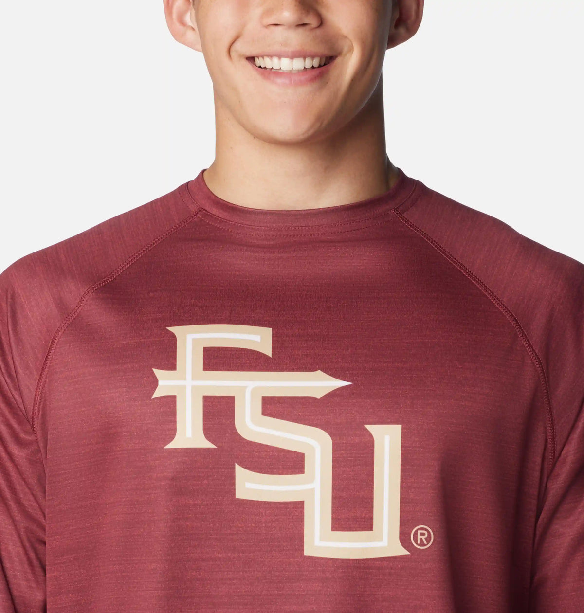 Men's Collegiate PFG Terminal Tackle Heather Long Sleeve Shirt - Florida State