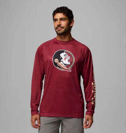Men's Collegiate PFG Terminal Tackle Heather Long Sleeve Shirt - Florida State