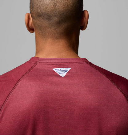 Men's Collegiate PFG Terminal Tackle Heather Long Sleeve Shirt - Virginia Tech