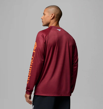 Men's Collegiate PFG Terminal Tackle Heather Long Sleeve Shirt - Virginia Tech
