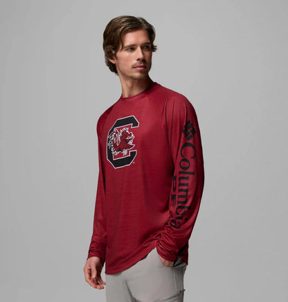 Men's Collegiate PFG Terminal Tackle Heather Long Sleeve Shirt - South Carolina