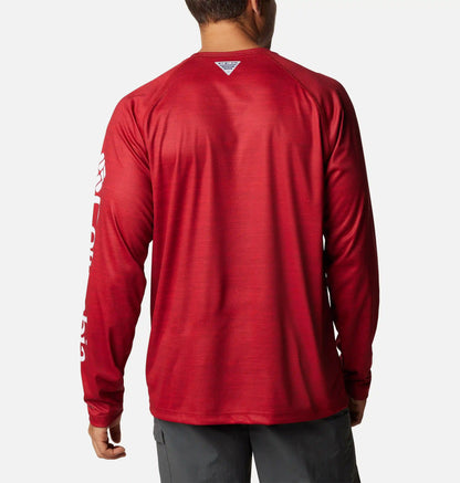 Men's Collegiate PFG Terminal Tackle Heather Long Sleeve Shirt - Oklahoma