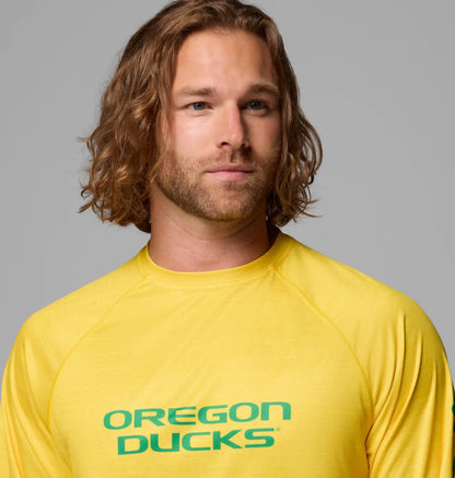 Men's Collegiate PFG Terminal Tackle Heather Long Sleeve Shirt - Oregon