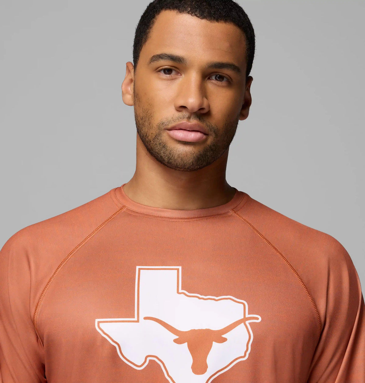 Men's Collegiate PFG Terminal Tackle Heather Long Sleeve Shirt - Texas
