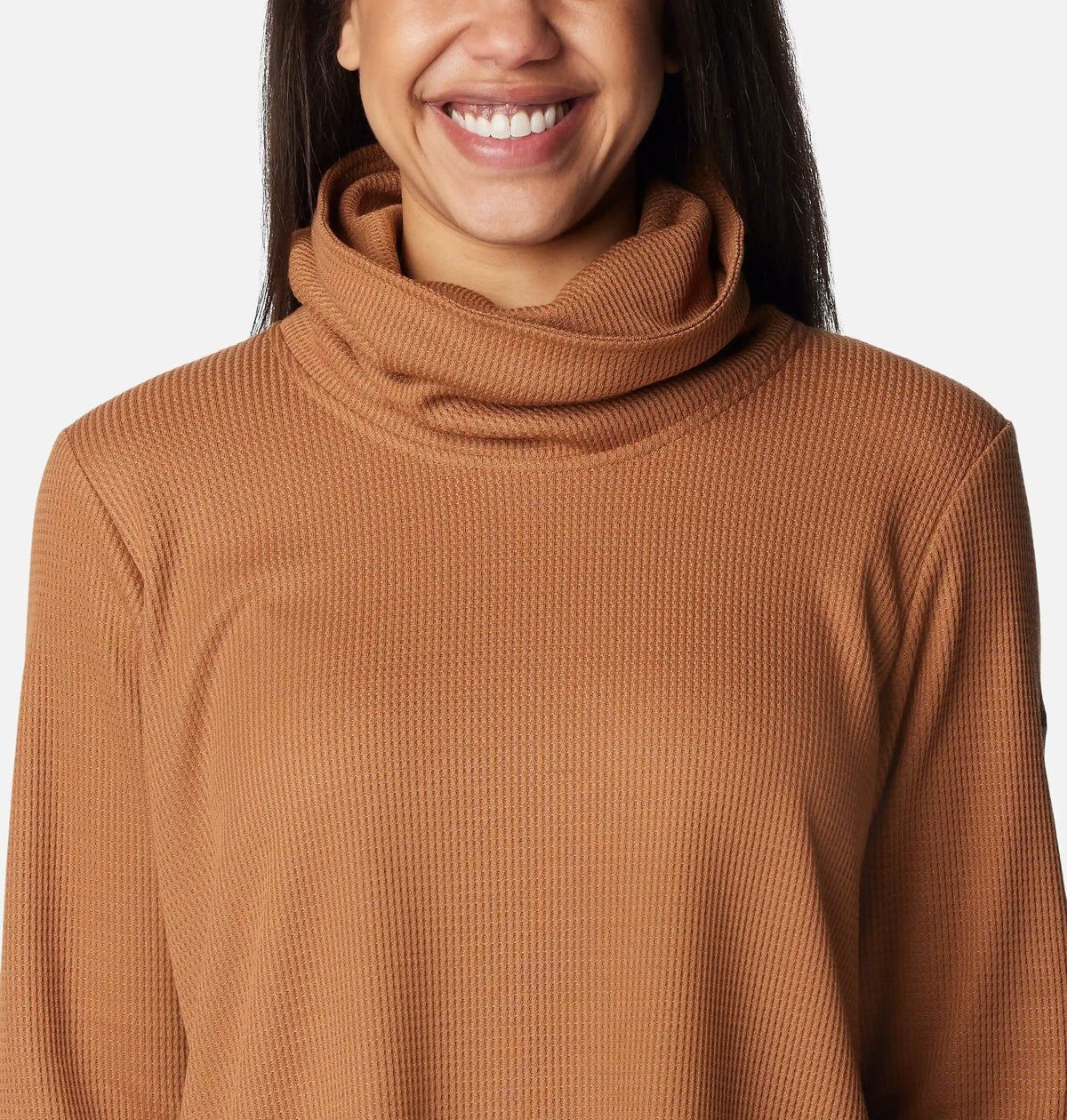 Women's Holly Hideaway Waffle Cowl Neck Pullover