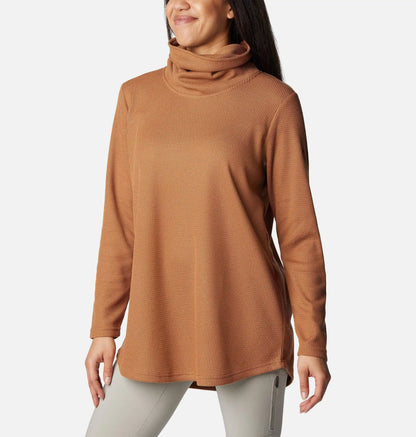 Women's Holly Hideaway Waffle Cowl Neck Pullover