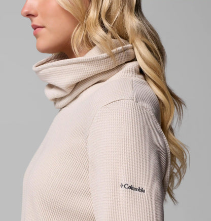 Women's Holly Hideaway Waffle Cowl Neck Pullover