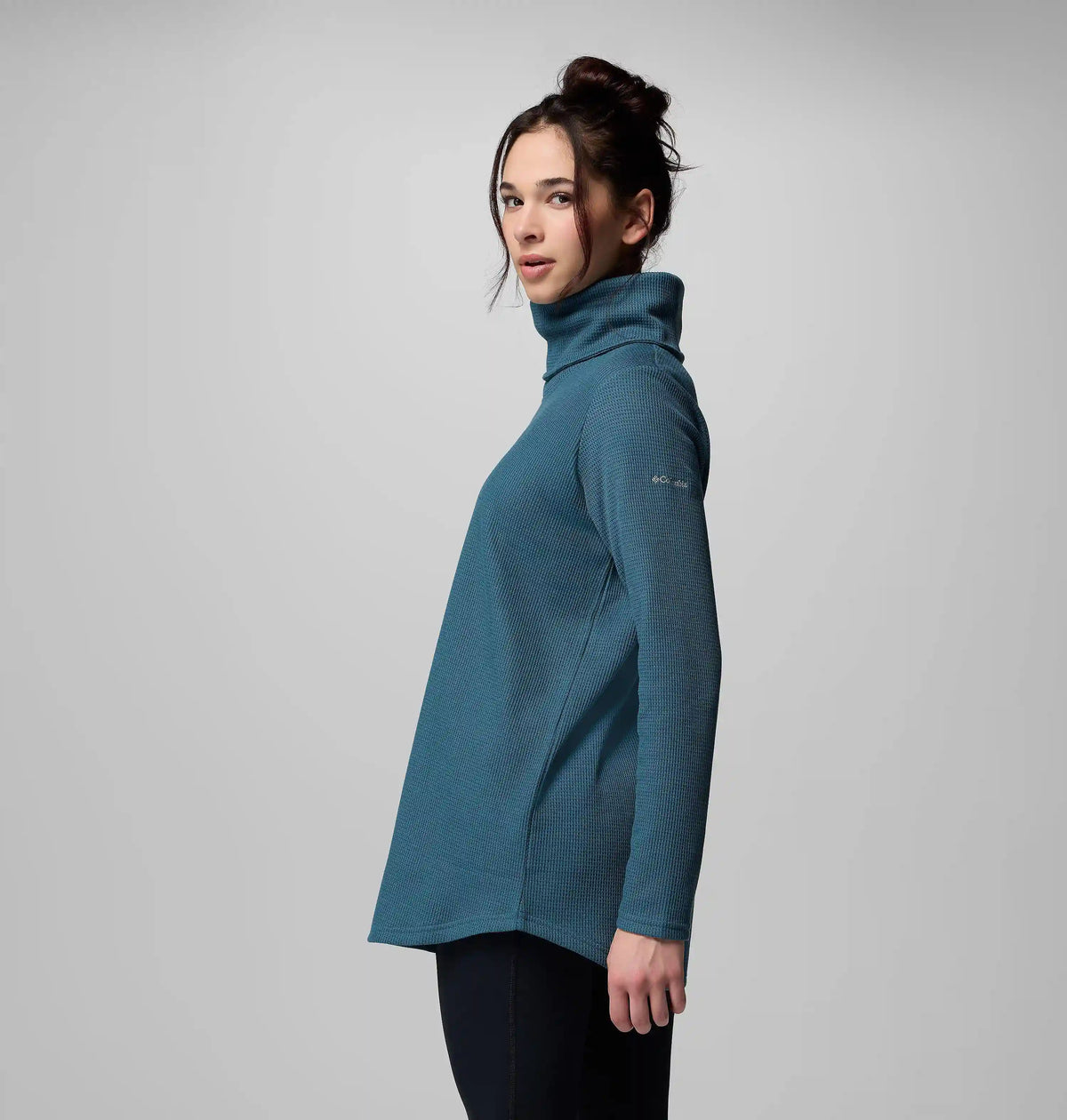 Women's Holly Hideaway Waffle Cowl Neck Pullover