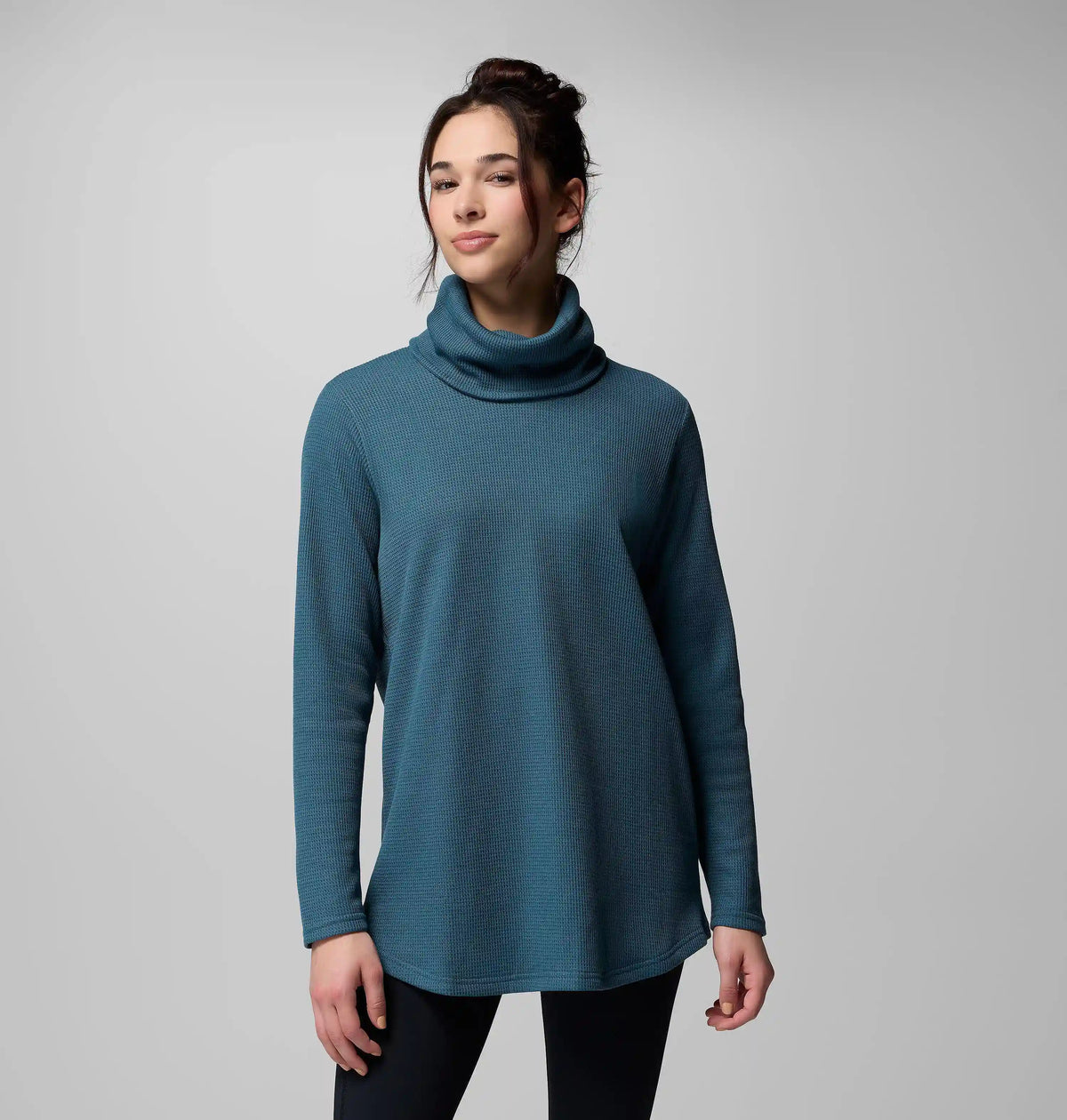 Women's Holly Hideaway Waffle Cowl Neck Pullover