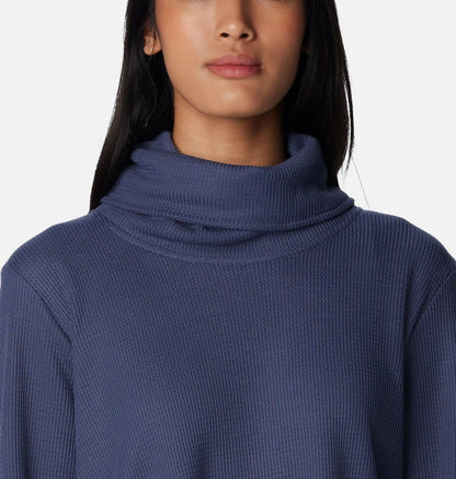 Women's Holly Hideaway Waffle Cowl Neck Pullover