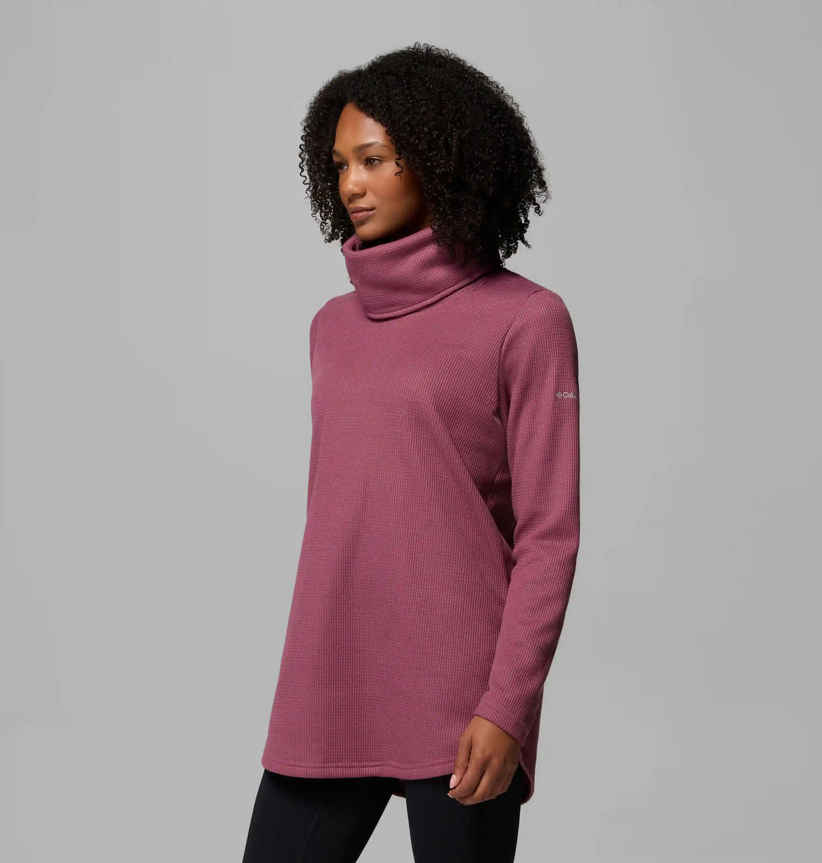 Women's Holly Hideaway Waffle Cowl Neck Pullover